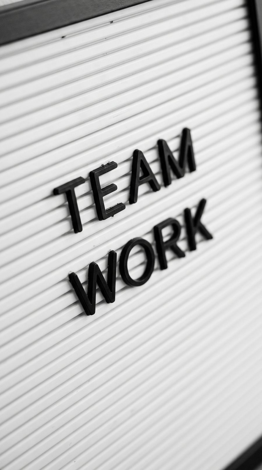 Tableau à lettres Team Work